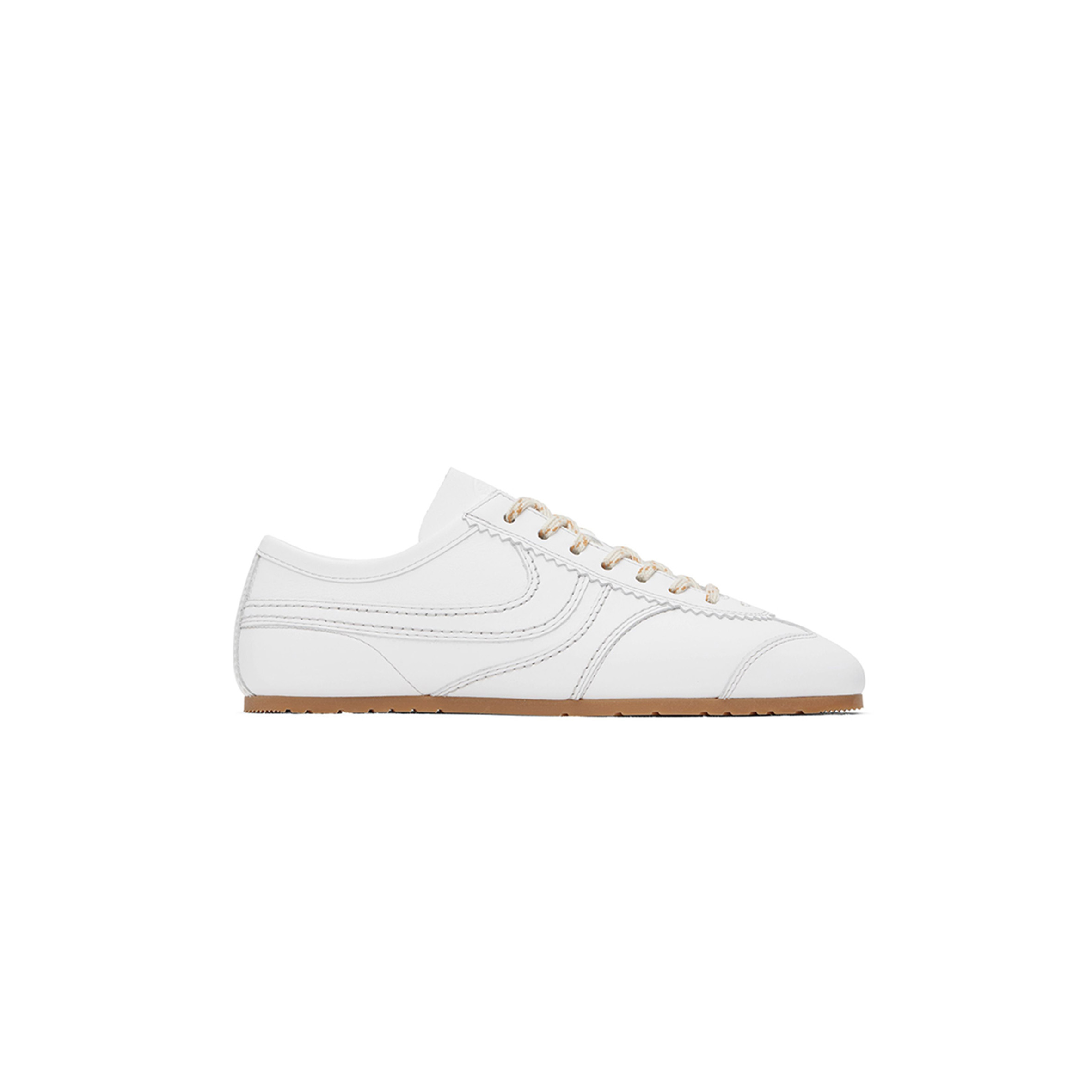 DRIES VAN NOTEN LEATHER LOW TOP SNEAKERS 242-011711